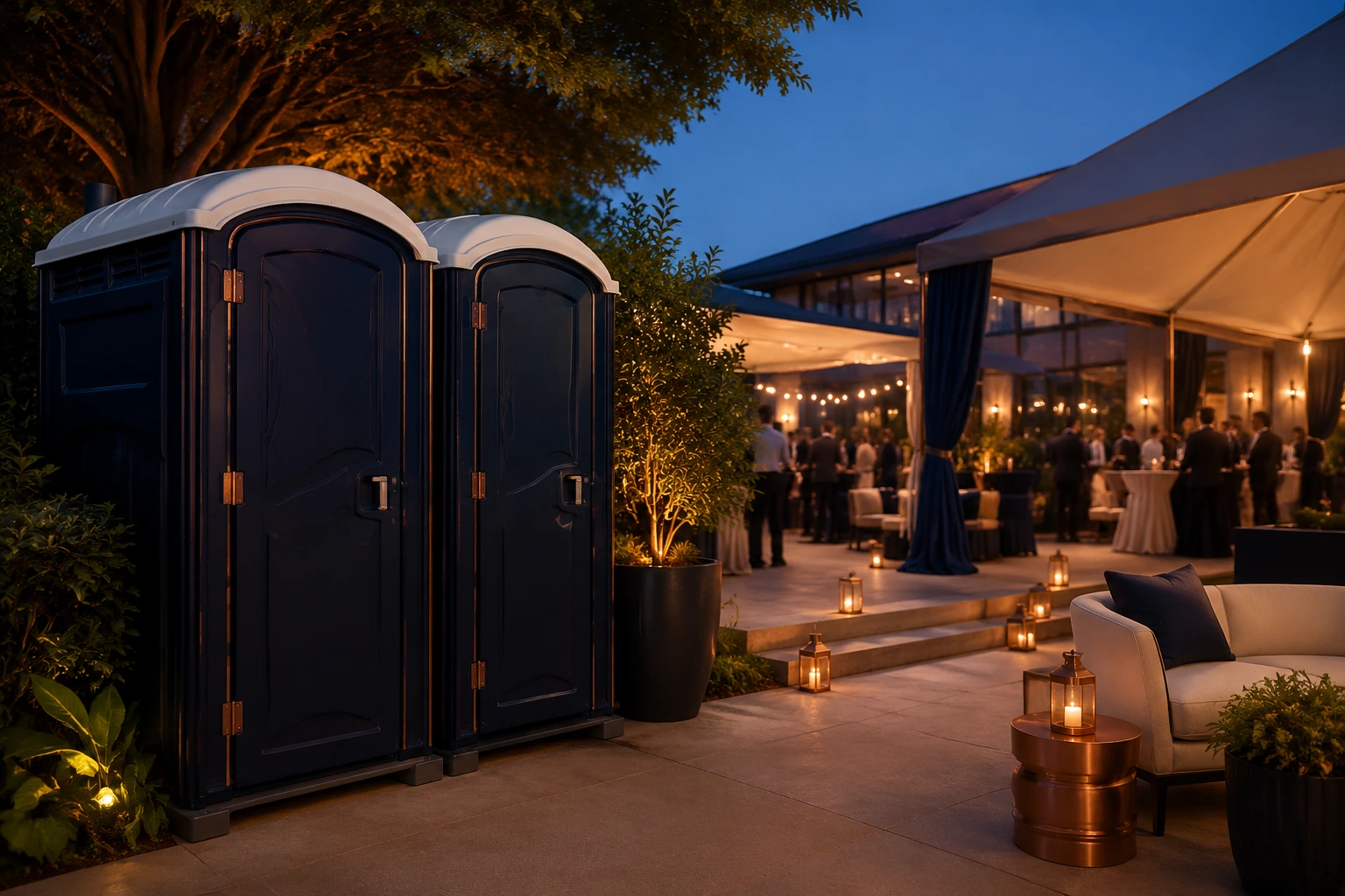 Portable restroom rental planning for Coppell, TX
