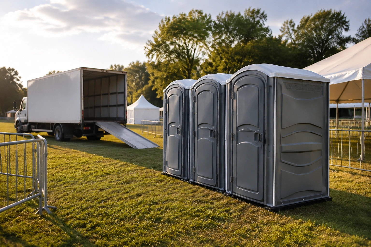 Portable restroom rental planning for Irving, TX